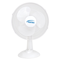 Oscillating Desk Fan with Push Buttons, 16" Diameter, 3 Speeds NRZ Safety Inc.