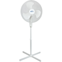 Oscillating Pedestal Fan, Commercial, 3 Speed, 16" Diameter NRZ Safety Inc.