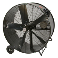 Heavy-Duty Fixed Belt Drive Drum Fan, Industrial, 2 Speed, 42" Diameter NRZ Safety Inc.