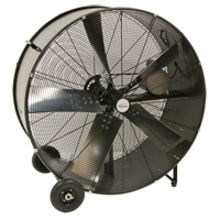 Heavy-Duty Fixed Belt Drive Drum Fan, Industrial, 2 Speed, 42" Diameter NRZ Safety Inc.
