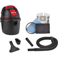 Portable Shop Vacuum, Wet-Dry, 2.5 HP, 2.5 US Gal. (9.5 Litres) NRZ Safety Inc.