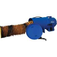 8" Air Blower with 25' Ducting & Canister, 1/4 HP, 816 CFM NRZ Safety Inc.