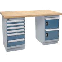 &eacute;tabli, Porte & tiroirs, Cap 2500 lb, 60" la x 36" p, 34" h NRZ Safety Inc.