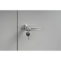 Cabinet Style Shop Desk, 34-1/2" W x 30" D x 53" H, Grey NRZ Safety Inc.