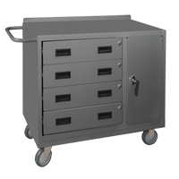Armoire d'&eacute;tabli mobile, Acier Surface NRZ Safety Inc.