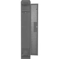 Casiers Clean Line, 12" x 15" x 82", Acier, Charbon, Rivet (assembl&eacute;), Perfor&eacute; NRZ Safety Inc.