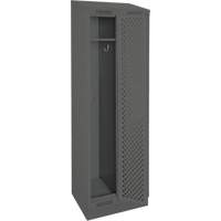 Casiers Clean Line, Bloc de 2, 24" x 15" x 82", Acier, Charbon, Rivet (assembl&eacute;), Perfor&eacute; NRZ Safety Inc.
