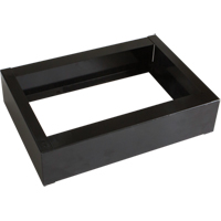 Base encastr&eacute;e pour casiers robustes enti&egrave;rement soud&eacute;e Concorde, 1 Blocs, 4" lo x 12" la x 17" p, Noir, Acier NRZ Safety Inc.