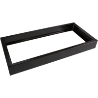Base encastr&eacute;e pour casiers robustes enti&egrave;rement soud&eacute;e Concorde, 3 Blocs, 4" lo x 36" la x 17" p, Noir, Acier NRZ Safety Inc.