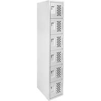 Petits casiers Clean Line, 6 niveaux, 18" x 72" x 12", Acier NRZ Safety Inc.