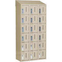 Casiers robustes Concorde, 6 niveaux, Bloc de 3, 36" x 18" x 78", Acier, Beige, Soud&eacute; (assembl&eacute;) NRZ Safety Inc.