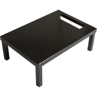 All-Welded Concorde Free Standing Locker Base, 1 Banks, 6" H x 12" W x 18" D, Black, Steel NRZ Safety Inc.