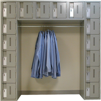 Archettes Concorde Heavy Duty Lockers, 16 -tier, Bank of 3, 18" x 72" x 72", Steel NRZ Safety Inc.