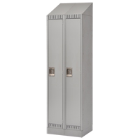 Casiers, Bloc de 2, 24" x 18" x 86", Acier, Gris, D&eacute;mont&eacute; NRZ Safety Inc.
