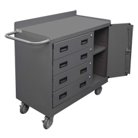 Armoire d'&eacute;tabli mobile, Acier Surface NRZ Safety Inc.
