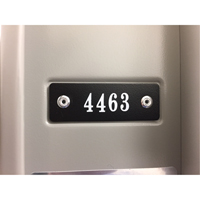 Locker Plate Numbers NRZ Safety Inc.