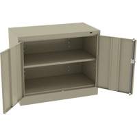 Armoire standard &agrave; hauteur de bureau, Acier, 30" h x 36" la x 18" P, Beige NRZ Safety Inc.