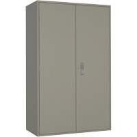 Extra Wide Hi-Boy Storage Cabinet, Steel, 4 Shelves, 72" H x 48" W x 24" D, Grey NRZ Safety Inc.