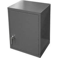 Armoire murale, 27" h x 13-11/16" la x 18" p, 2 tablettes, Acier, Gris NRZ Safety Inc.