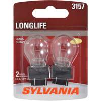 3157 Mini-ampoule automobile &agrave; longue dur&eacute;e de vie, Incandescente, 26,9 W/8,3 W, Blanc cass&eacute; NRZ Safety Inc.