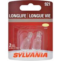 921 Long Life Mini Automotive Bulb, Incandescent, 17.9 W, Off White NRZ Safety Inc.