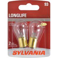 93 Long Life Mini Automotive Bulb, Incandescent, 13.3 W NRZ Safety Inc.