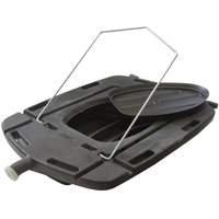 Bac de vidange d'huile pour camion &agrave; profil bas avec couvercle NRZ Safety Inc.