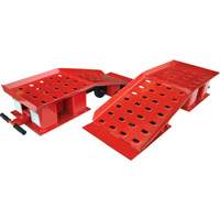 Pair of Truck Ramps, 20000 lbs. Capacity, 48-1/4" L, 12-5/8" W, 9" H NRZ Safety Inc.