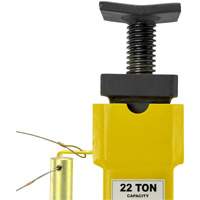 Crics avec sellette du dessus r&eacute;glable &agrave; vis, Tige verrouillable, 15-1/2" - 20-1/2" h NRZ Safety Inc.