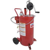Chariot &agrave; carburant en acier de 25 gallons avec pompe rotative bidirectionnelle et filtre NRZ Safety Inc.