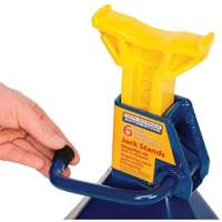 Jack Stand, Locking Handle/Ratchet, 6 tons Capacity, 25-1/4" H NRZ Safety Inc.