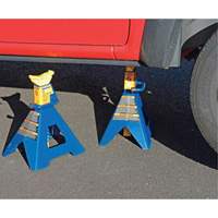 Jack Stand, Locking Handle/Ratchet, 6 tons Capacity, 25-1/4" H NRZ Safety Inc.
