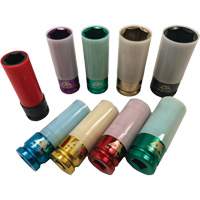 Thin Wall Master Impact Socket Set, 9 Pieces, 1/2" Drive Size NRZ Safety Inc.