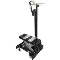 Cric de service de plancher &agrave; profil bas, 12 tonne(s) Capacit&eacute;, 7-1/2" Abaiss&eacute;e, 15" &eacute;lev&eacute;e, Air comprim&eacute;/hydraulique NRZ Safety Inc.
