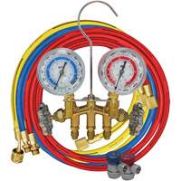 Ensemble de jauge &agrave; collecteur en laiton 2 voies R134A NRZ Safety Inc.