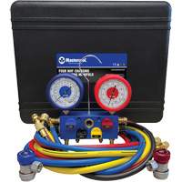 Ensemble de jauge &agrave; collecteur en aluminium 4 voies R134A NRZ Safety Inc.