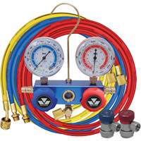 Ensemble de jauge &agrave; collecteur en aluminium 2 voies R134A NRZ Safety Inc.
