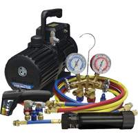 Ensemble combin&eacute; d&eacute;vacuation et de chargement pour R134a/R1234yf? NRZ Safety Inc.