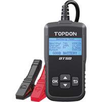 Testeur de batterie, de charge et de d&eacute;marrage BT50 avec imprimante NRZ Safety Inc.