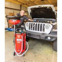 Drain pour liquides us&eacute;s & &eacute;vacuateur NRZ Safety Inc.