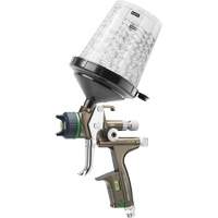 Pistolet de peinture de premi&egrave;re qualit&eacute; pour peinture automobile avec psi num&eacute;rique X5500 HVLP 1,2 I RPS D, Entr&eacute;e d'air 1/4" NPT, 15,19 pi³/min, Capacit&eacute; 0,6 L/0,9 L, 0,17 psi NRZ Safety Inc.