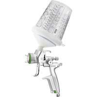 Pistolet de peinture de premi&egrave;re qualit&eacute; 4400?B HVLP?1,0 SR avec godet RPS 0,3?L, pour les retouches de finitions automobiles, Entr&eacute;e d'air 1/4" NPT, 4,24 pi³/min, Capacit&eacute; 0,3 L, 0,14 psi NRZ Safety Inc.