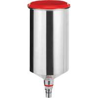 Gobelet r&eacute;utilisable en aluminium 1,0?L avec raccord QCC, sans filetage fin NRZ Safety Inc.