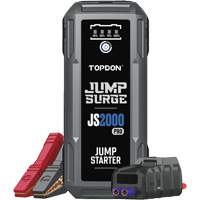 D&eacute;marreur de secours, banque d'alimentation et lampe de poche JumpSurge2000Pro &agrave; 2500 A de pointe NRZ Safety Inc.