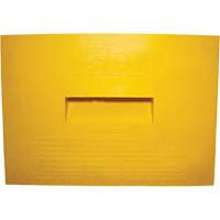 Cale de roue, Polyur&eacute;thane, Jaune, 15-1/4" la x 12-1/8'' p x 10-3/4" h NRZ Safety Inc.