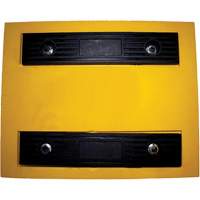Cale de roue, Polyur&eacute;thane, Jaune, 15-1/4" la x 12-1/8'' p x 10-3/4" h NRZ Safety Inc.