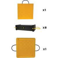 10-Piece CribLok Composite Cribbing System Kit NRZ Safety Inc.