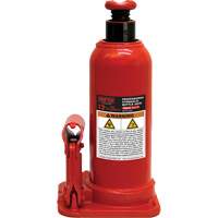 Bottle Jack with Gauge Hole, 12.5 Ton(s), 18-89/100" Raised Height NRZ Safety Inc.