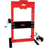 Air/Hydraulic Pump Operated Shop Press, 50 tons Capacity NRZ Safety Inc.