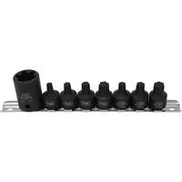 Jeu de douilles/embouts de boulon de caisse de camionnettes, 8 Morceaux, Prise de 1/2"/3/8" NRZ Safety Inc.
